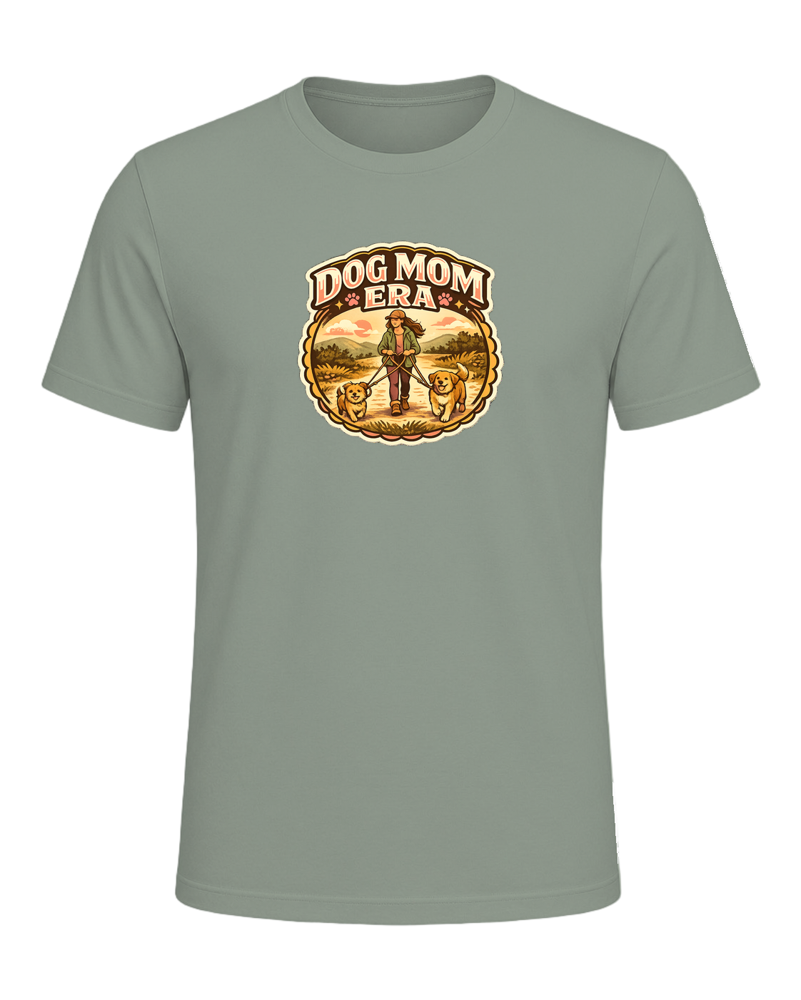 Dog Mom Era Tee — Sage