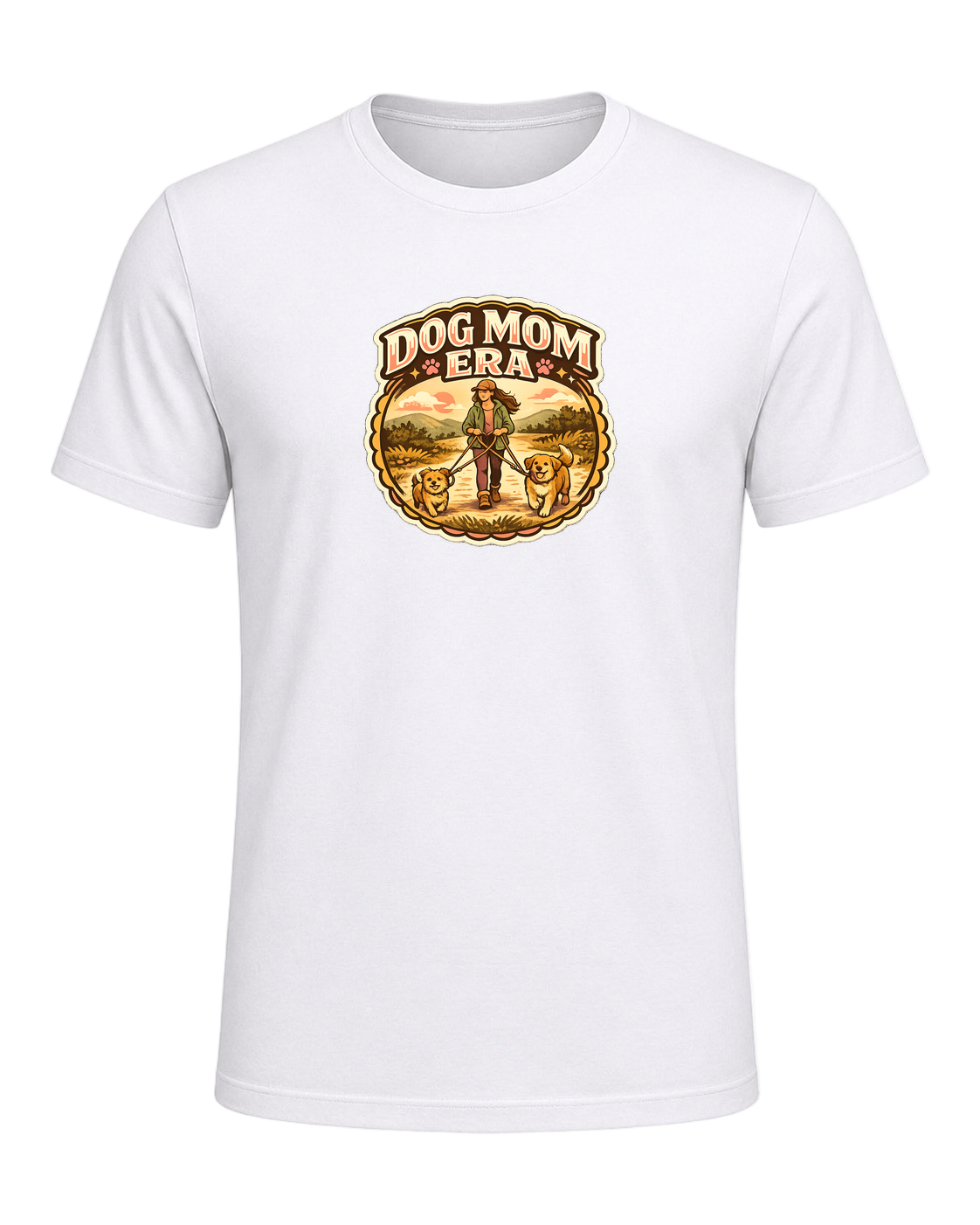 Dog Mom Era Tee — White