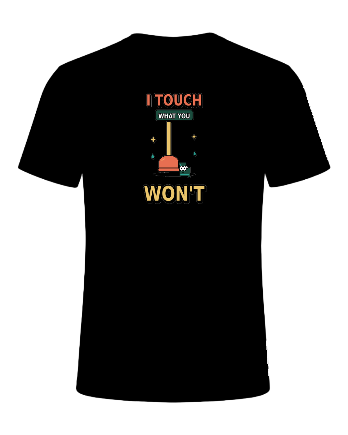 I touch what you won't — Black
