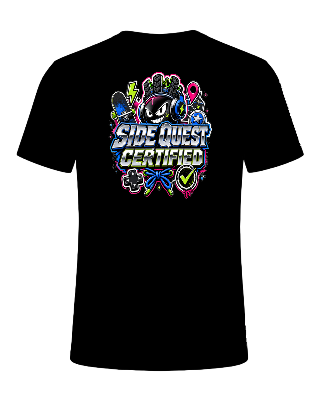SIDE QUEST CERTIFIED — Black