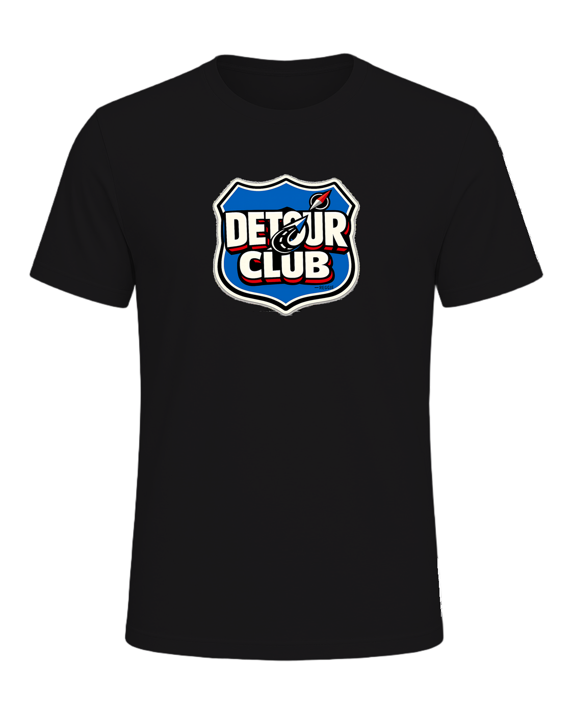 A loud travel badge tee for wanderers who believe the detour is the destination. — Dark Grey Heather