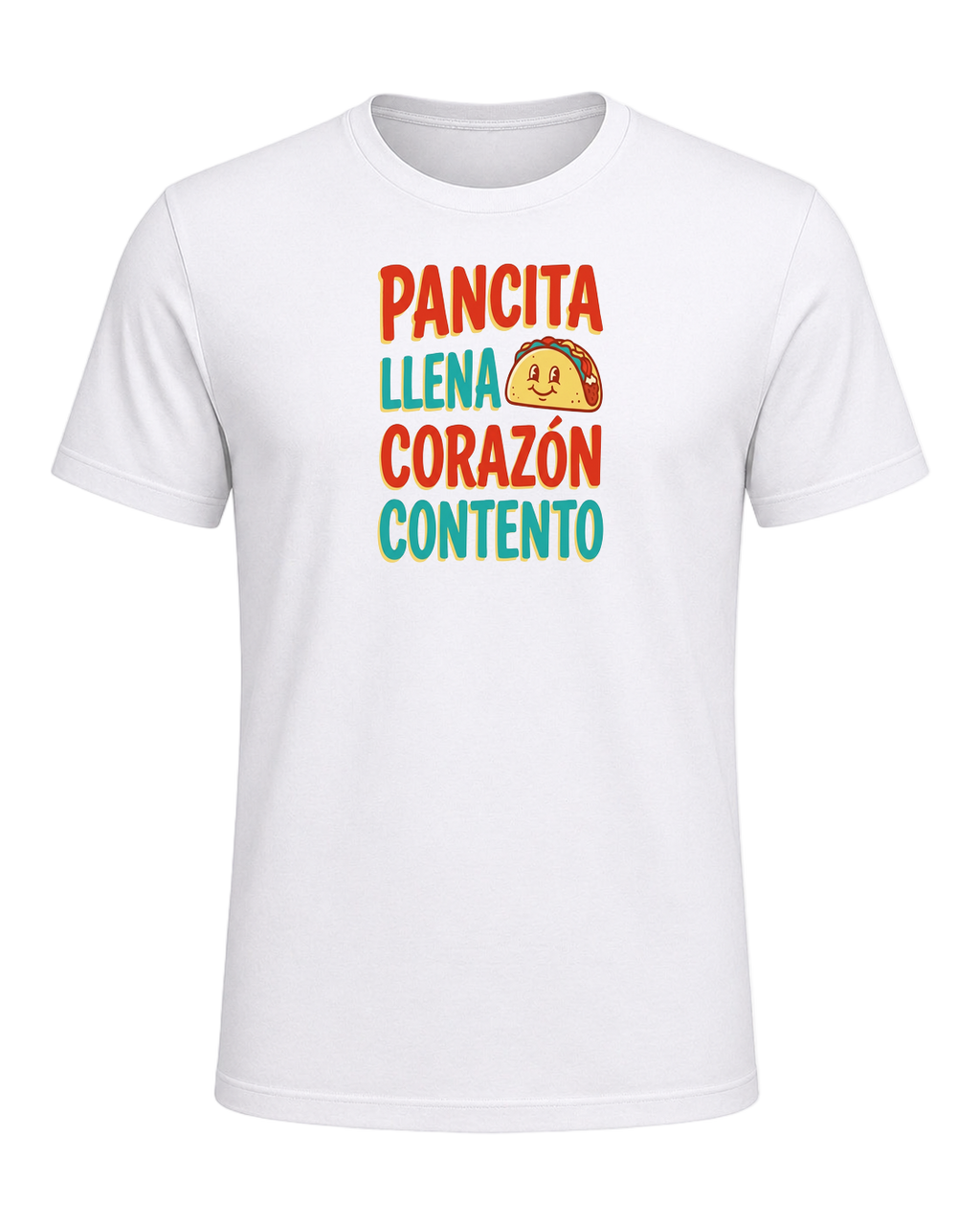 PANCITA LLENA CORAZÓN CONTENTO — White