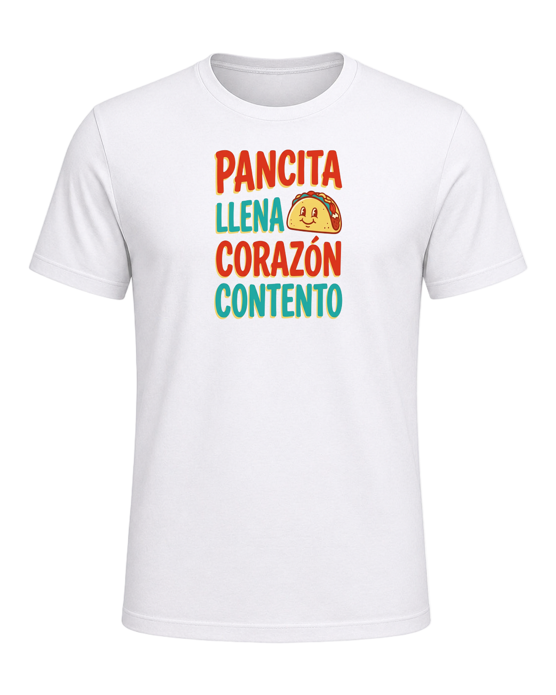 PANCITA LLENA CORAZÓN CONTENTO — White
