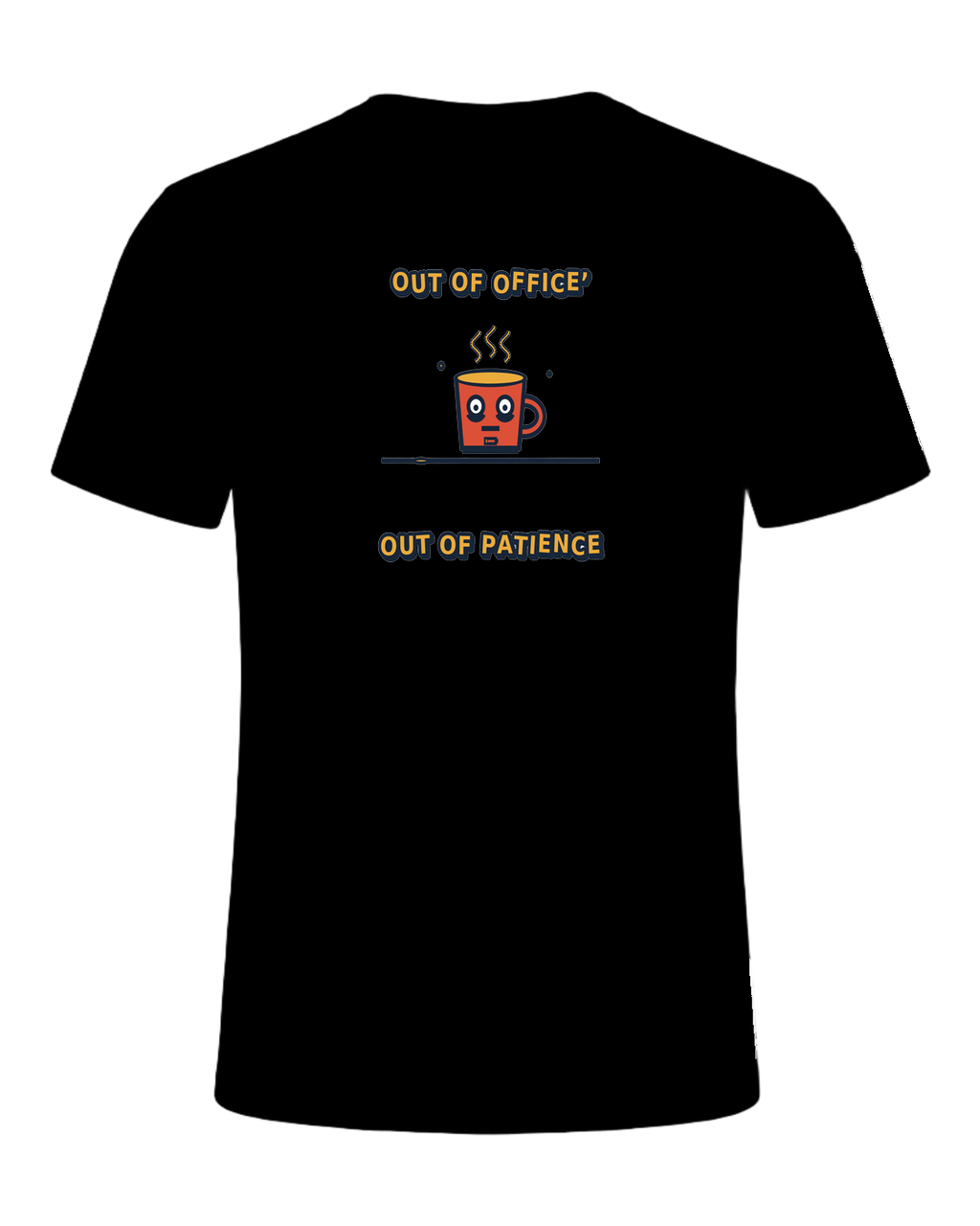 OUT OF OFFICE, OUT OF PATIENCE — Black
