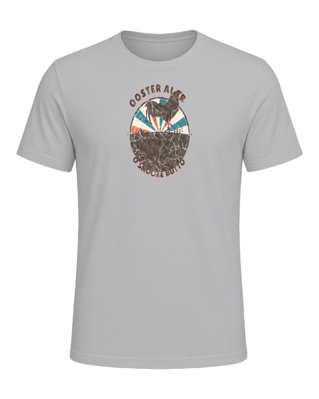 Rooster Alarm. No Snooze Button. — Athletic Heather