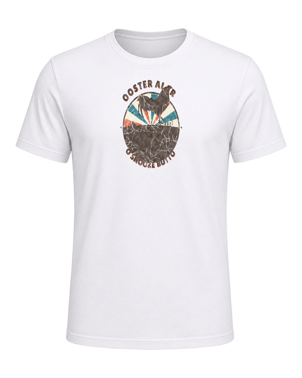 Rooster Alarm. No Snooze Button. — White