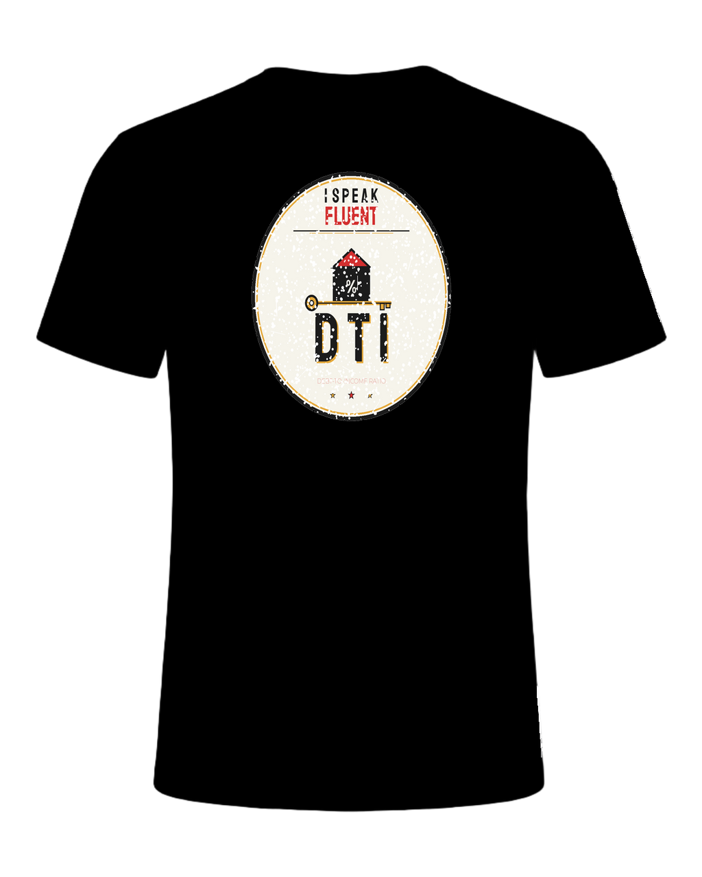 I SPEAK FLUENT DTI — Black