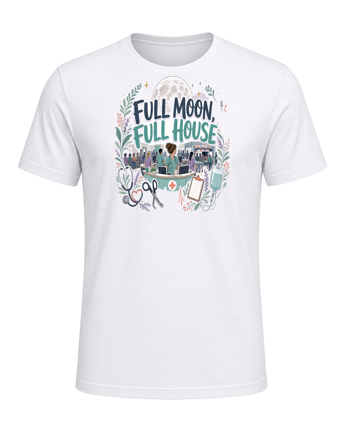 FULL MOON, FULL HOUSE — White