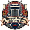 Keep your distance, I can't see you