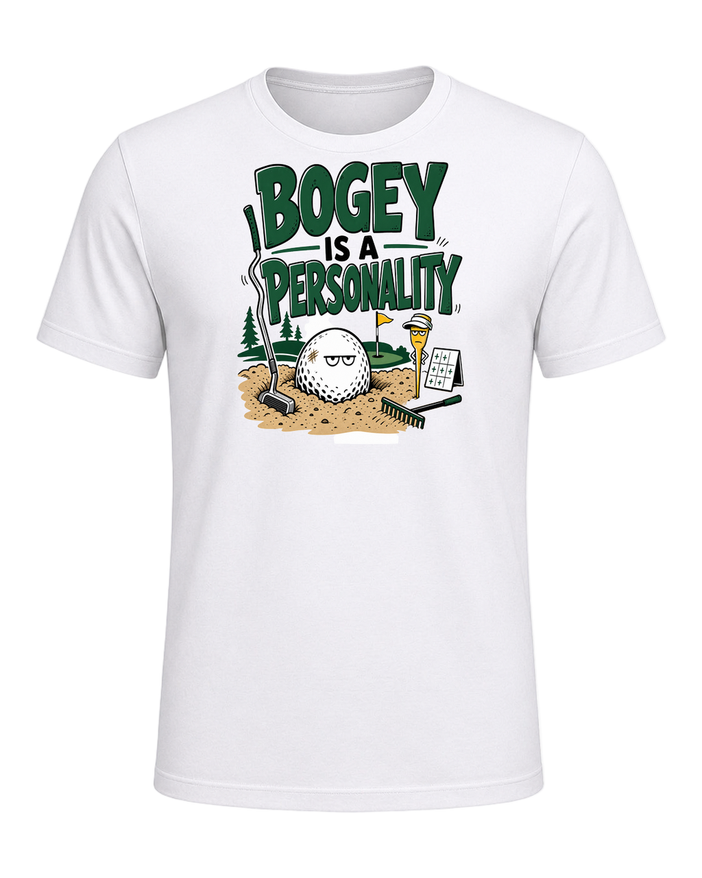 BOGEY IS A PERSONALITY — White