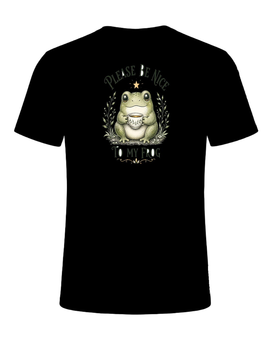 Please Be Nice To My Frog — Black