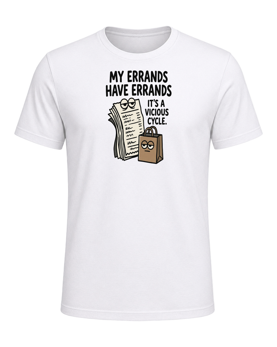 My Errands Have Errands — White