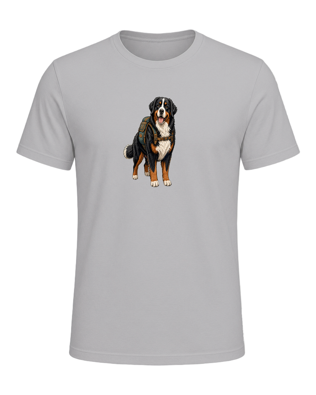 Bernese Mountain Dog Hiking — Athletic Heather