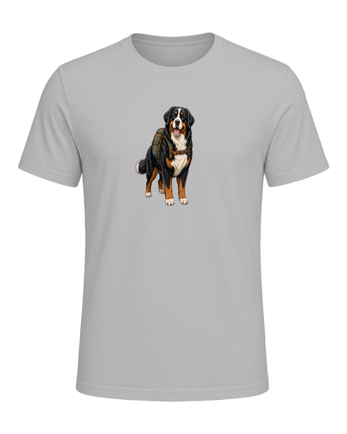 Bernese Mountain Dog Hiking — Athletic Heather