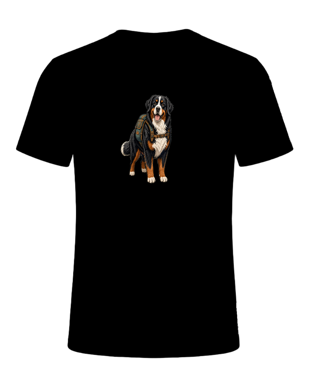 Bernese Mountain Dog Hiking — Black