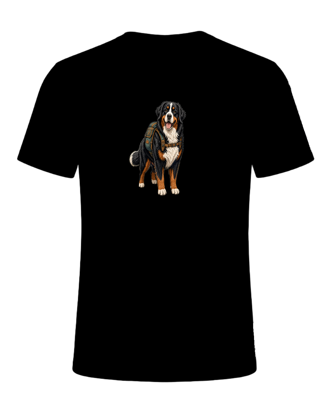 Bernese Mountain Dog Hiking — Black