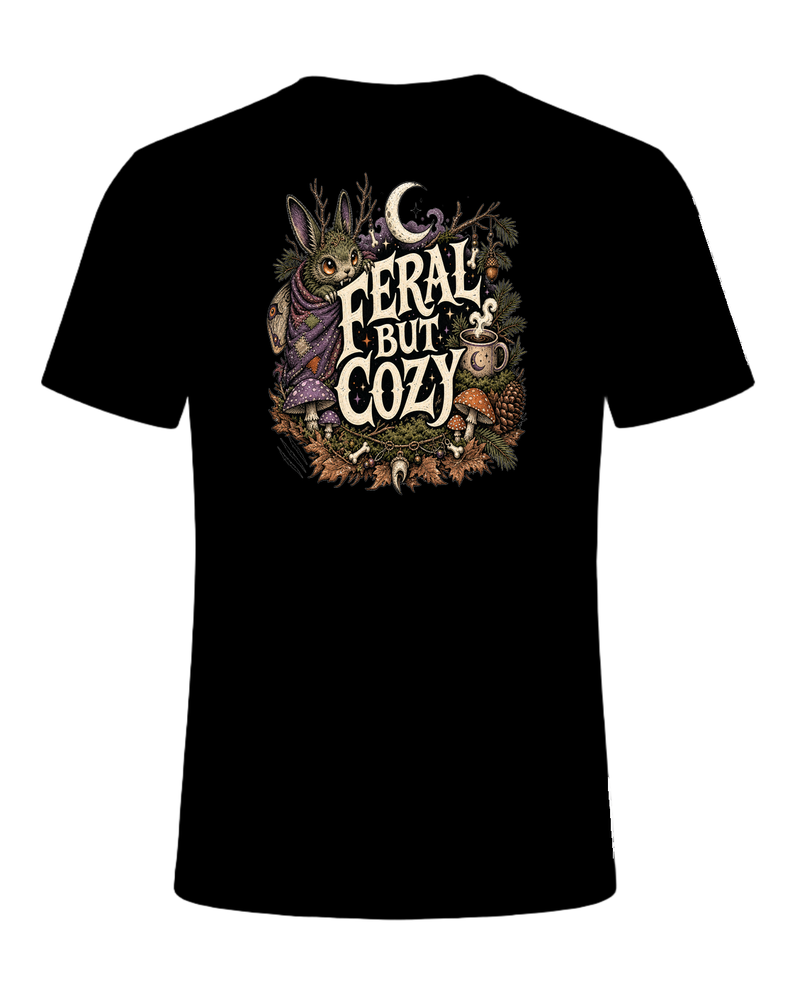 FERAL BUT COZY — Black