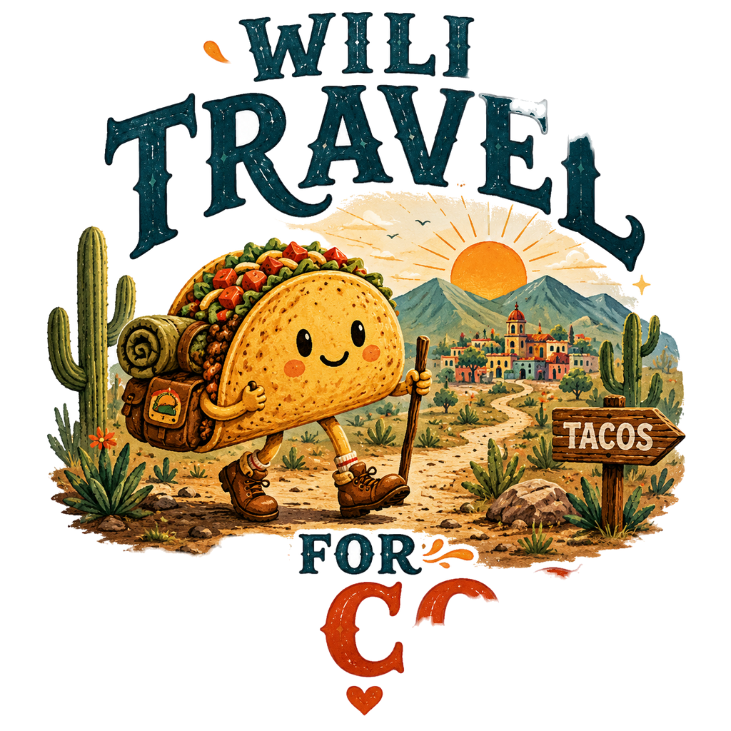 WILL TRAVEL FOR TACOS