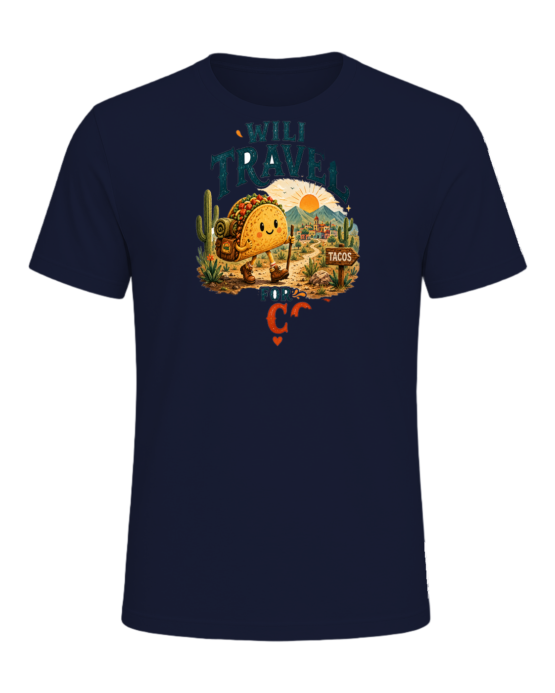 WILL TRAVEL FOR TACOS — Navy