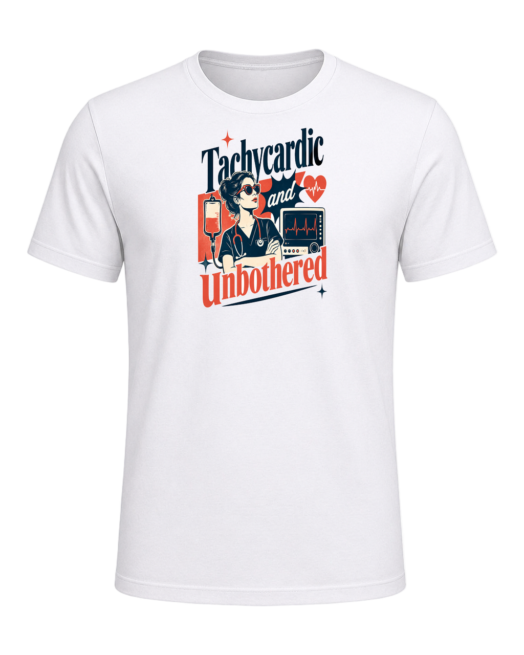 Tachycardic and unbothered — White