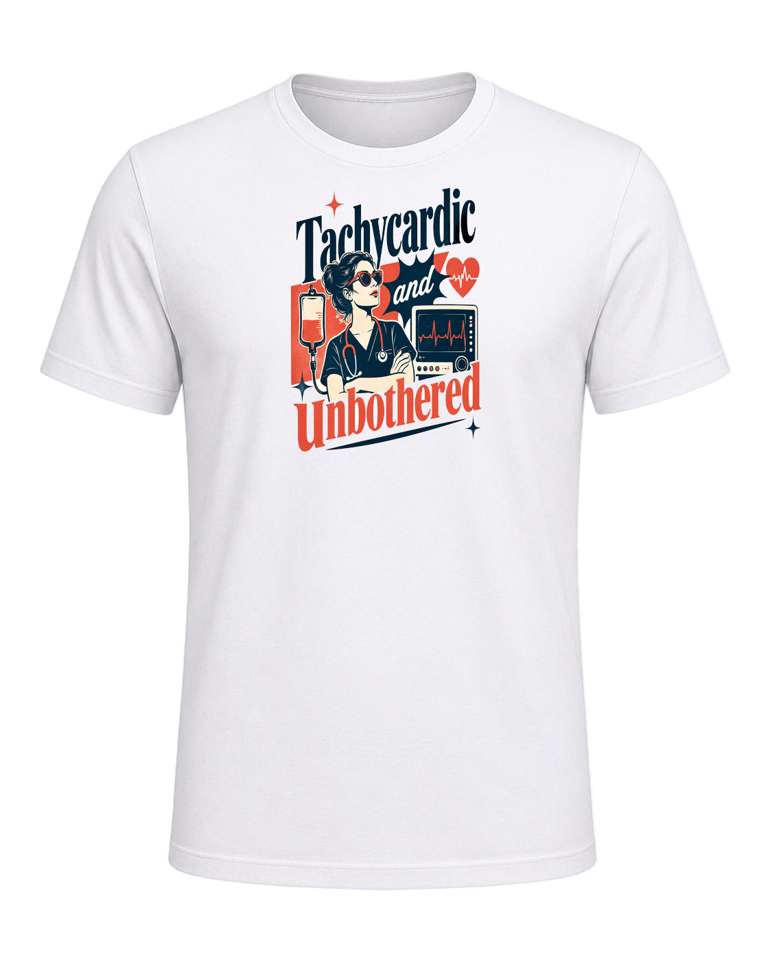 Tachycardic and unbothered — White