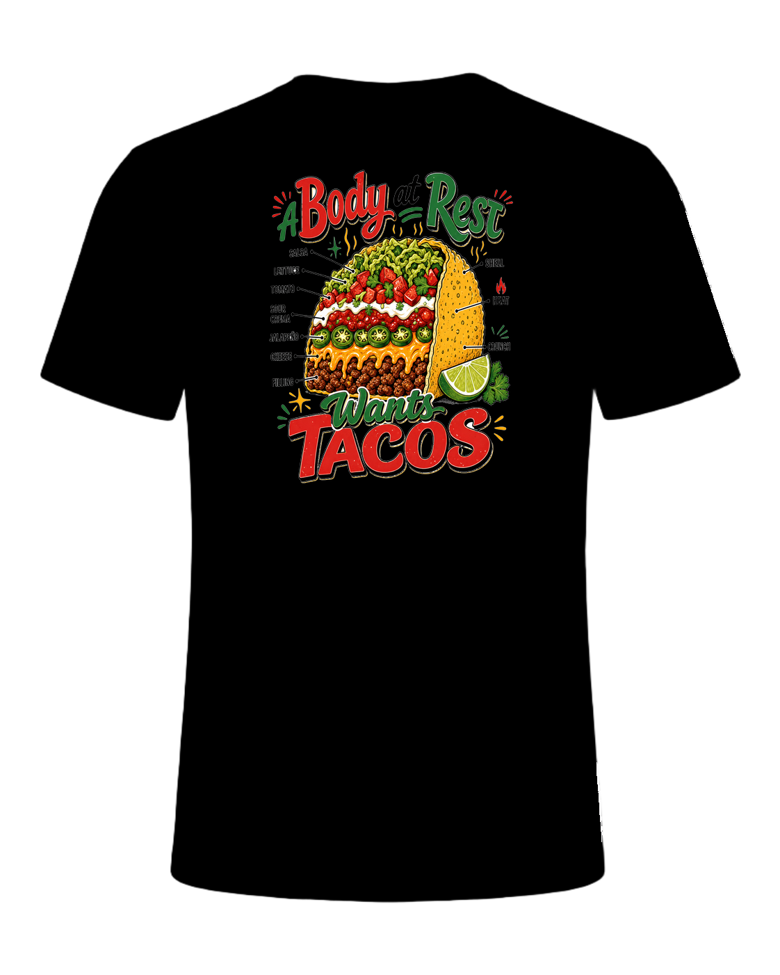 Tacos Over Everything — Black