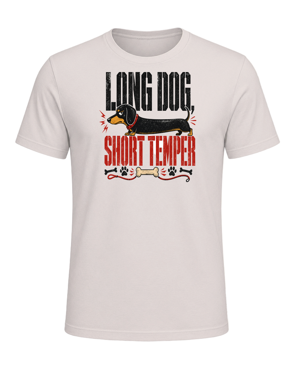 LONG DOG, SHORT TEMPER — Heather Dust