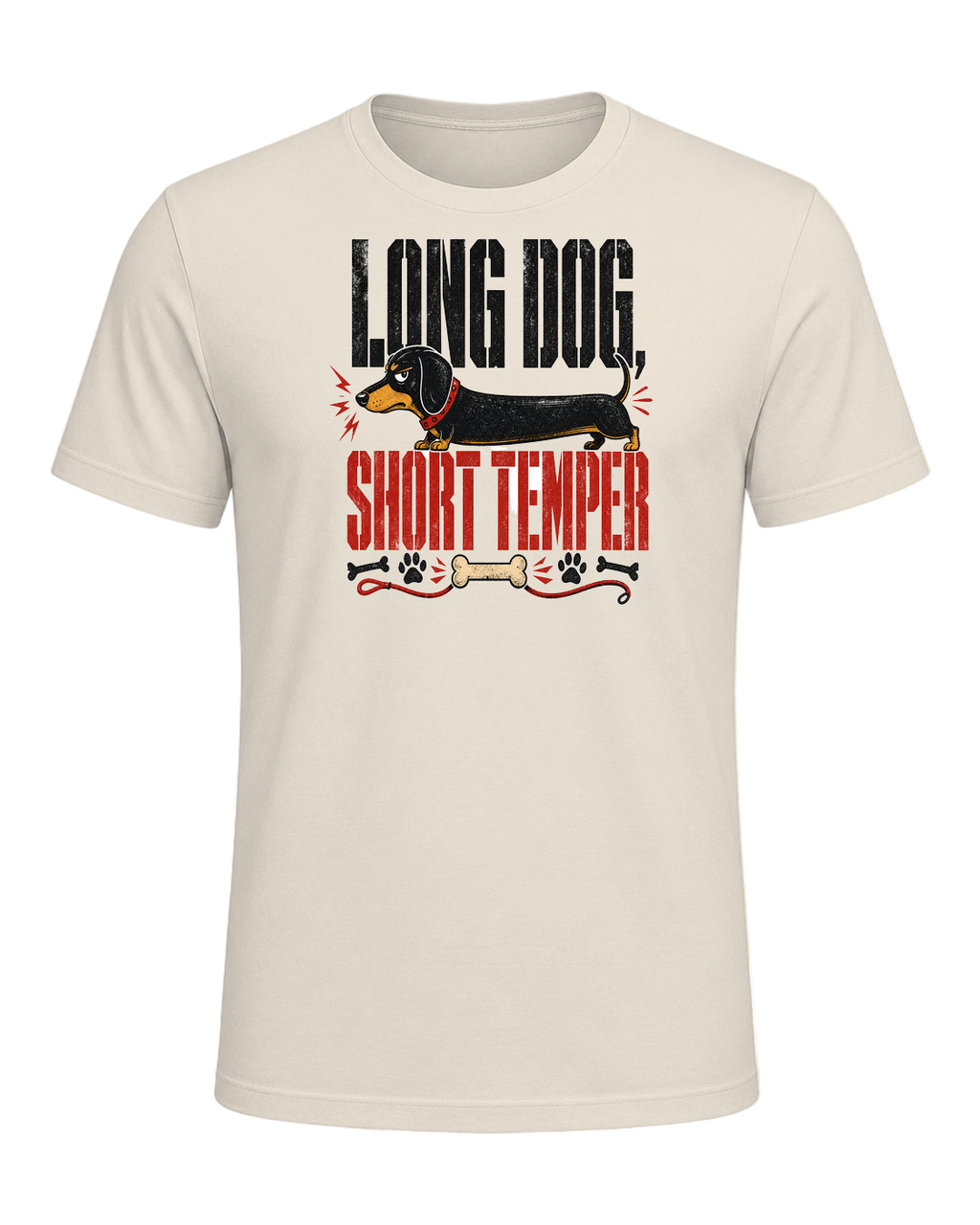 LONG DOG, SHORT TEMPER — Heather Prism Natural