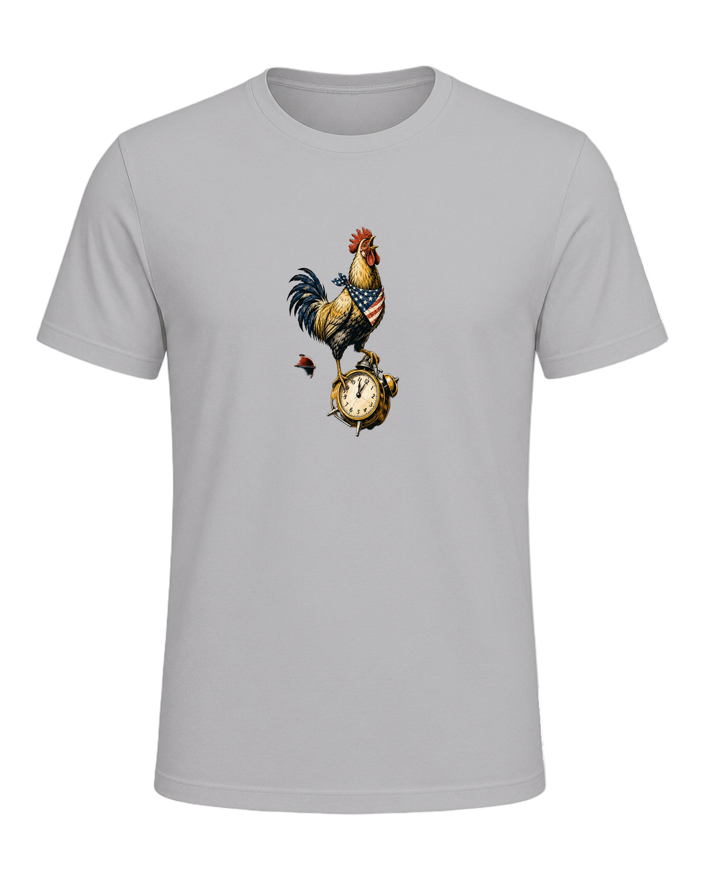 Rooster Alarm. No Snooze Button. — Athletic Heather