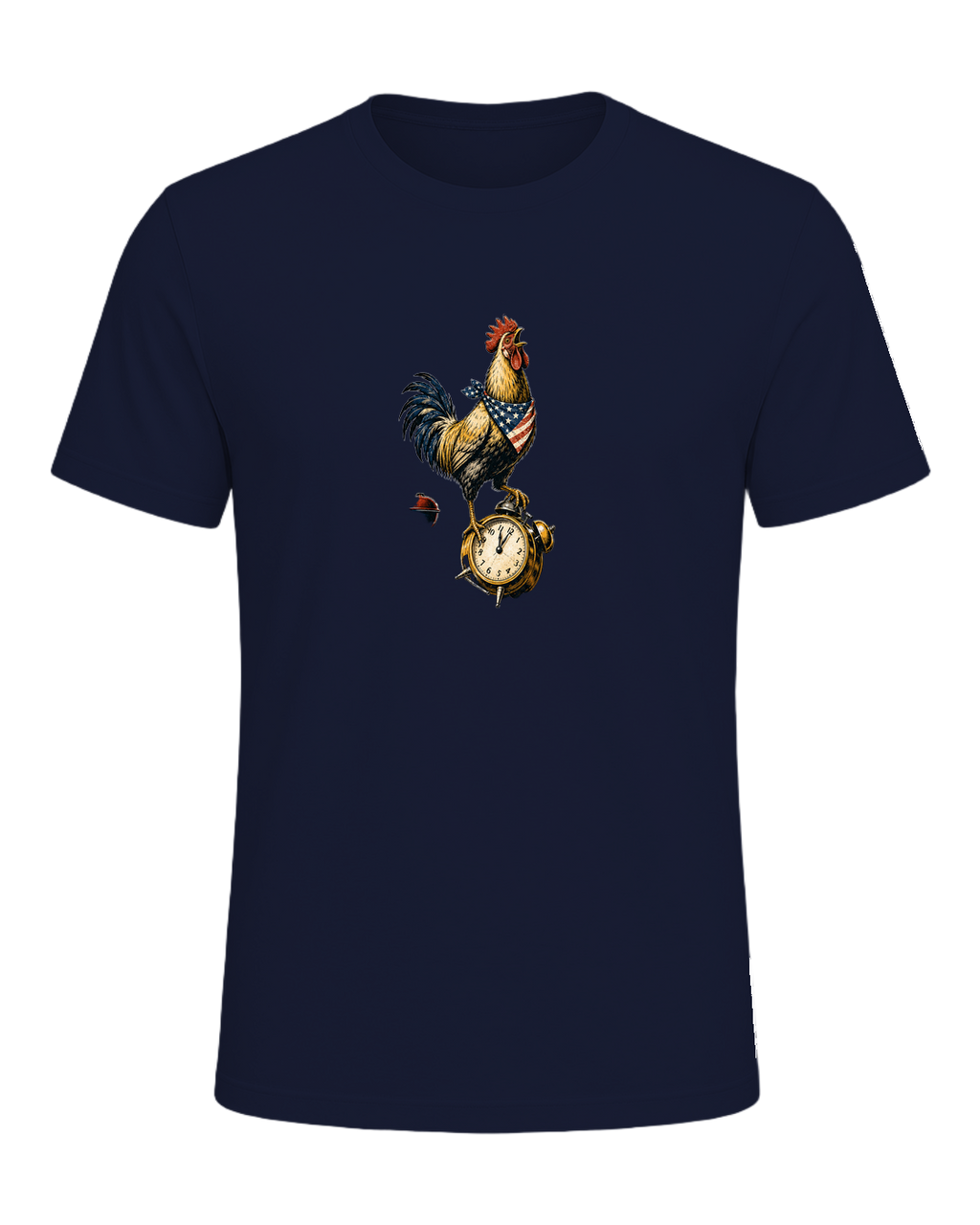 Rooster Alarm. No Snooze Button. — Navy