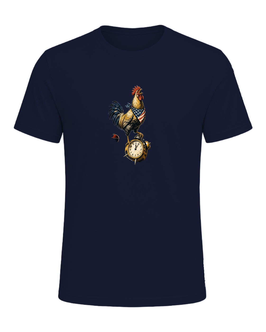 Rooster Alarm. No Snooze Button. — Navy
