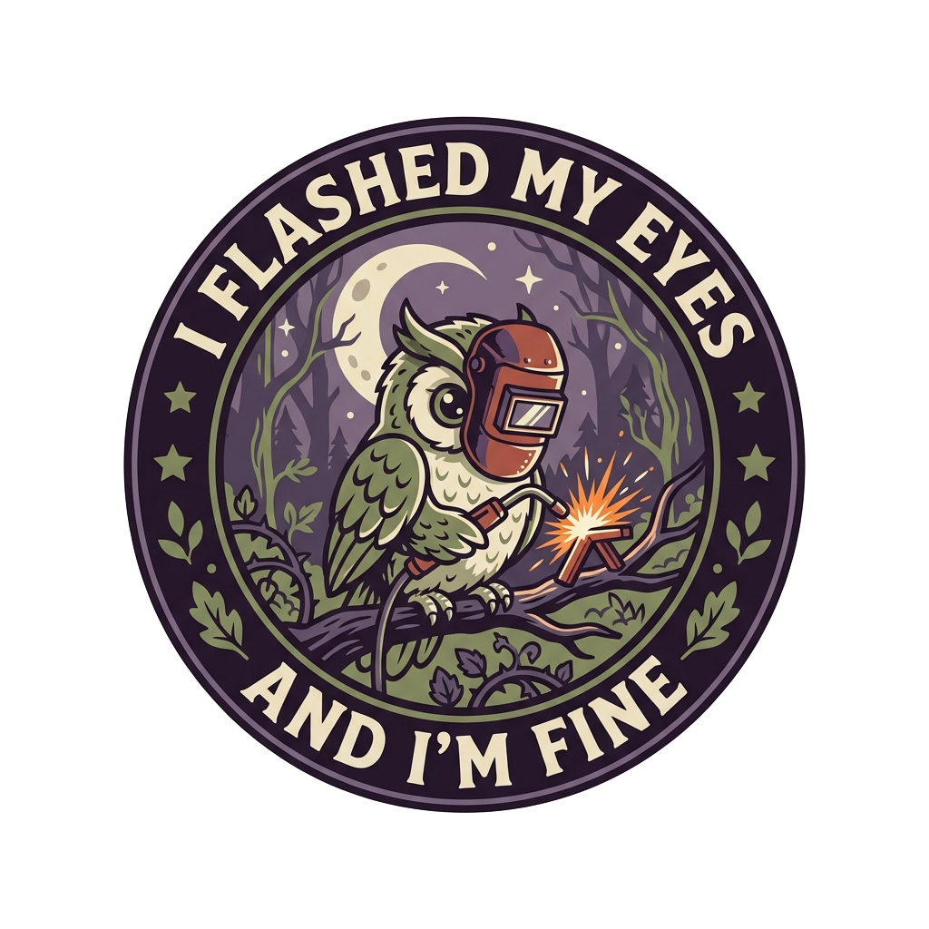 I flashed my eyes and I'm fine