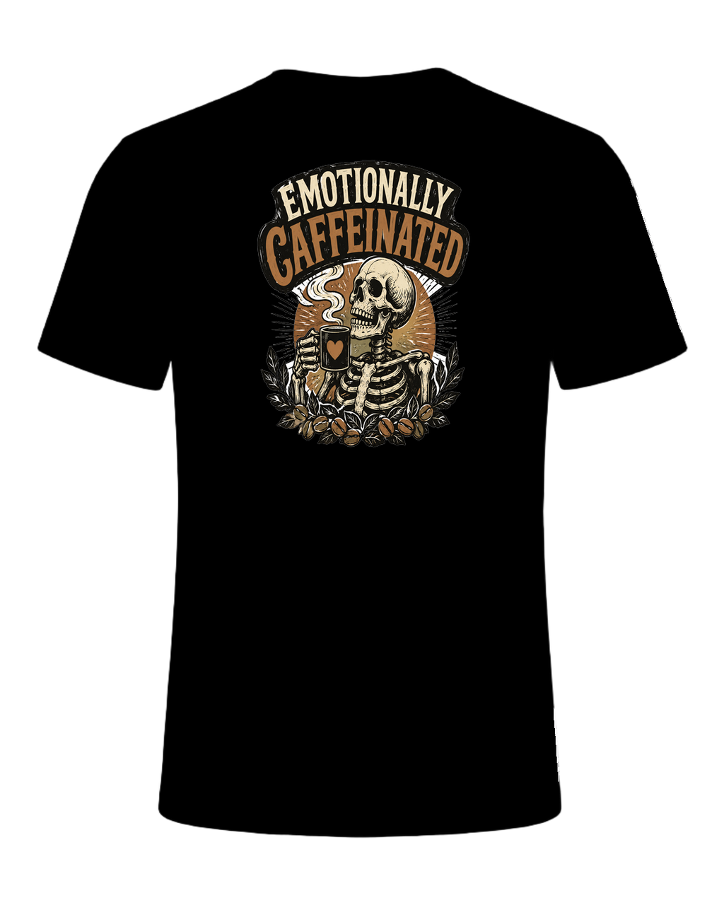 EMOTIONALLY CAFFEINATED — Black