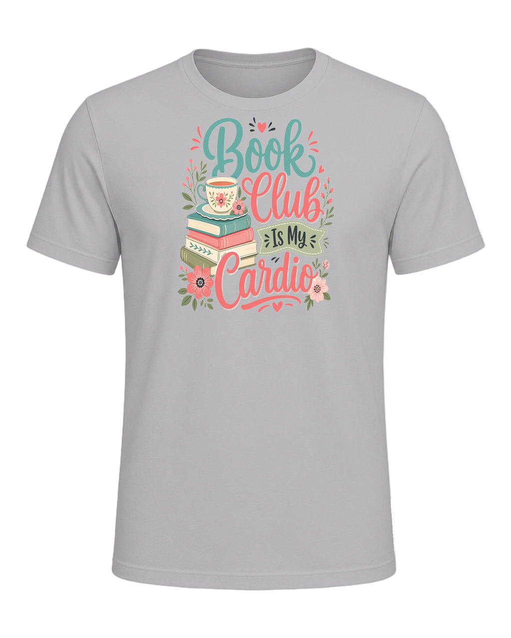 Book Club Is My Cardio — Athletic Heather