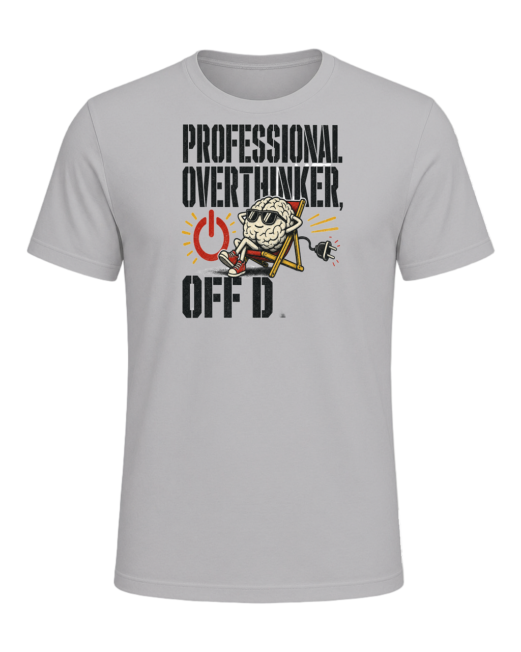 PROFESSIONAL OVERTHINKER, OFF DUTY — Athletic Heather