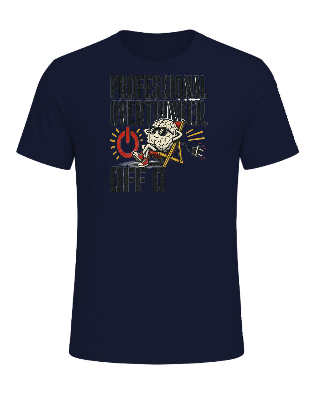 PROFESSIONAL OVERTHINKER, OFF DUTY — Navy