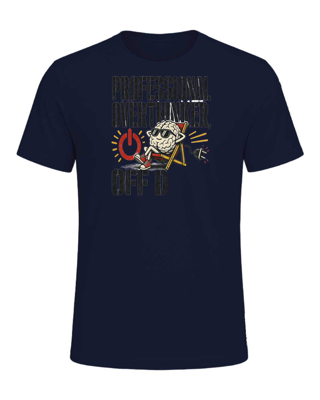 PROFESSIONAL OVERTHINKER, OFF DUTY — Navy