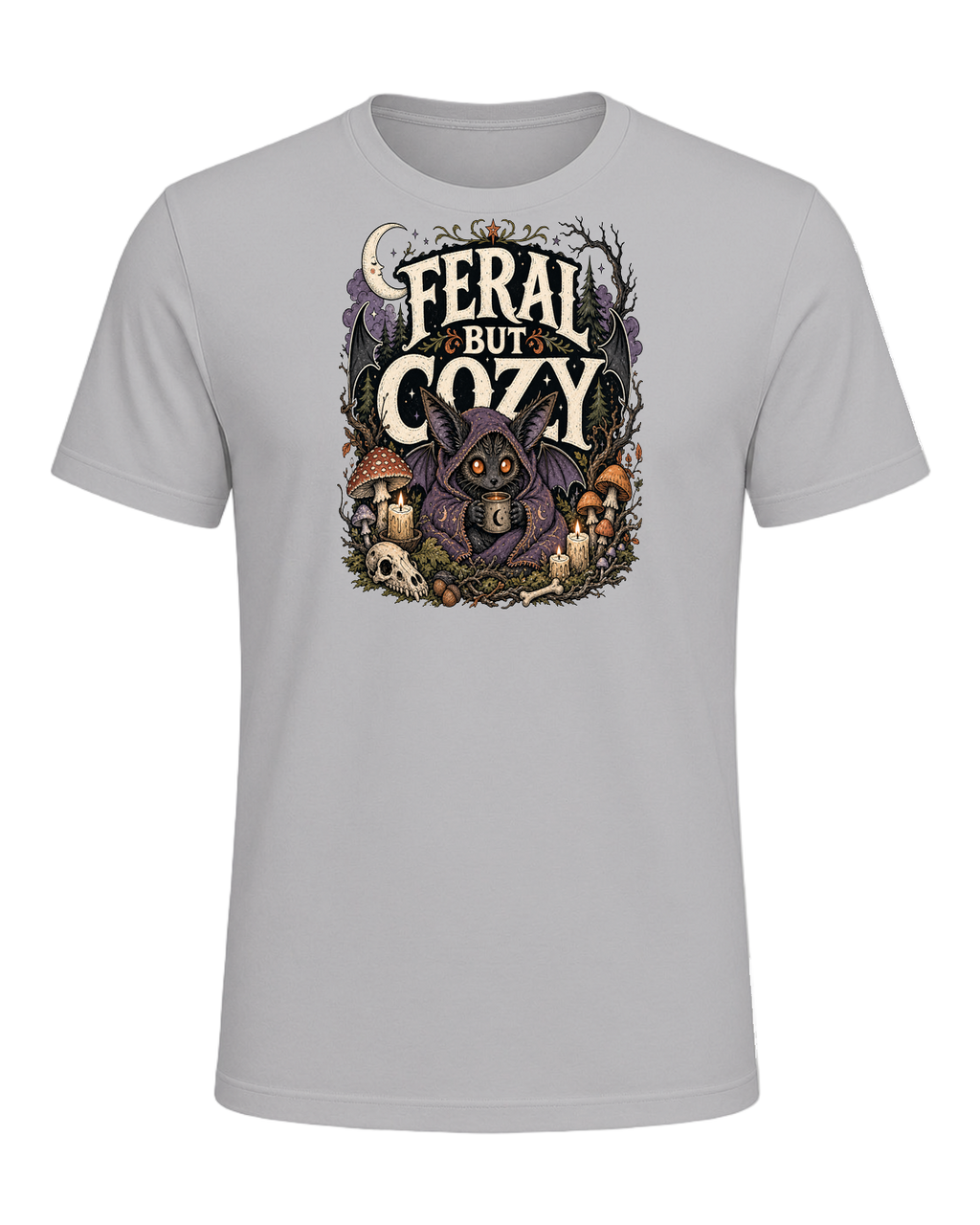 FERAL BUT COZY — Athletic Heather