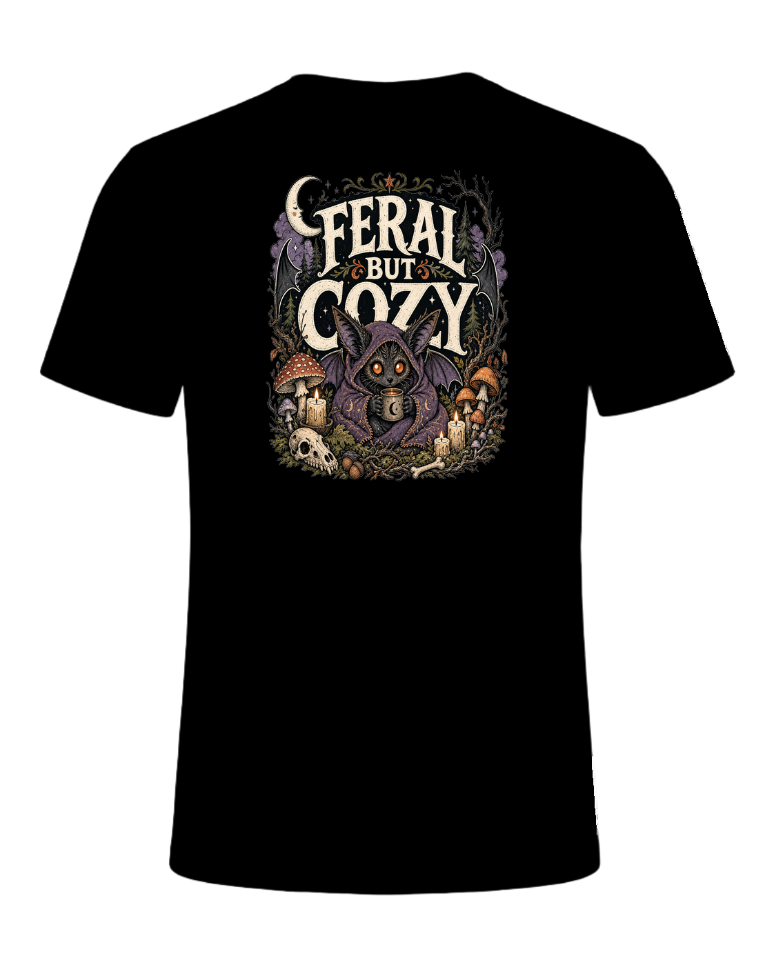 FERAL BUT COZY — Black