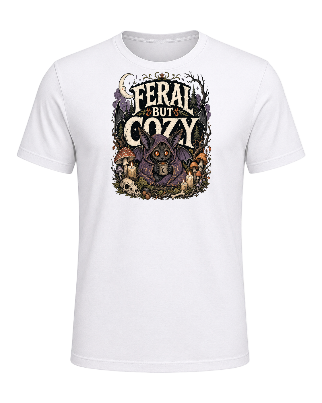 FERAL BUT COZY — White