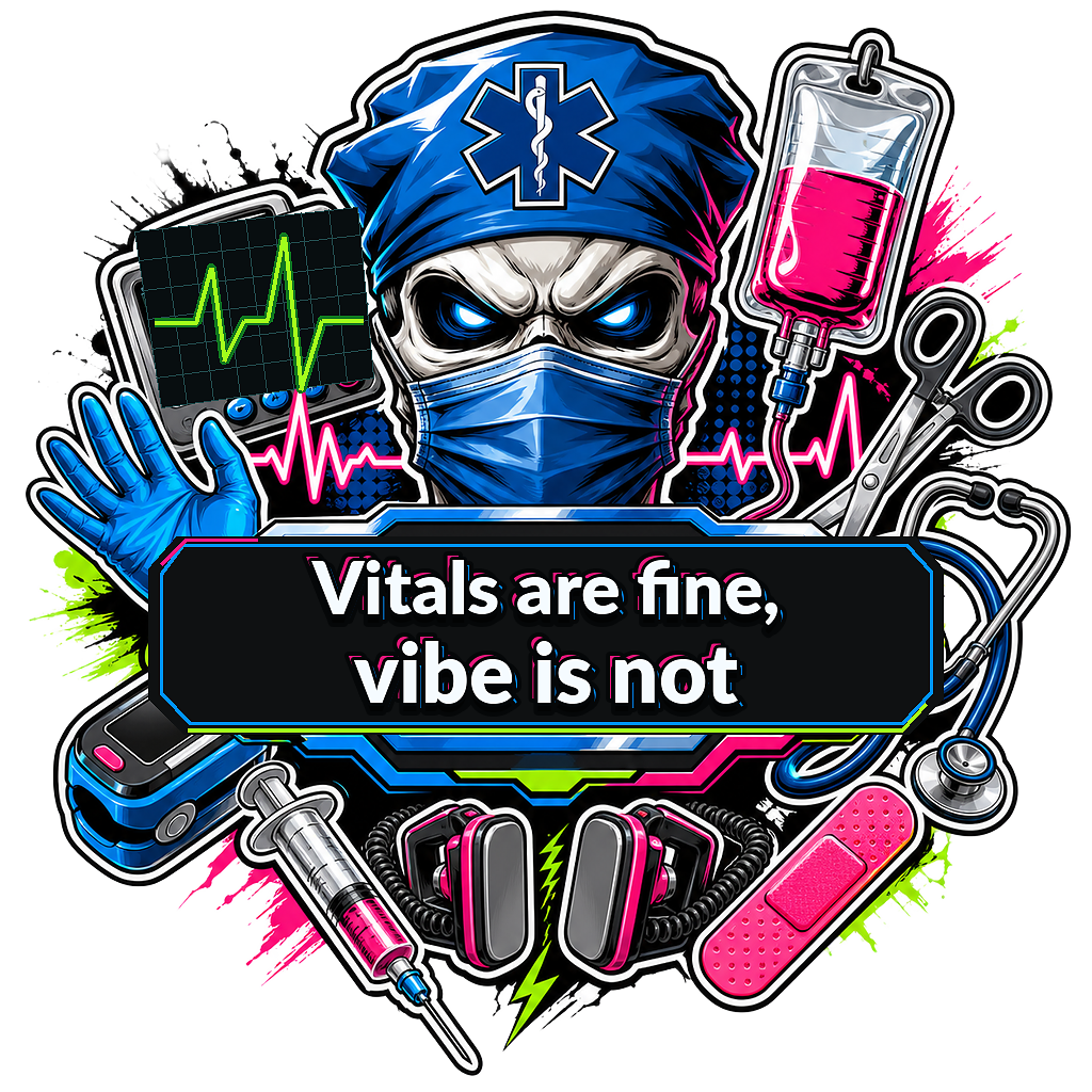 Vitals are fine, vibe is not