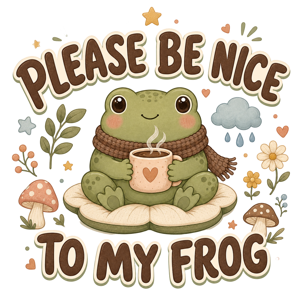 PLEASE BE NICE TO MY FROG