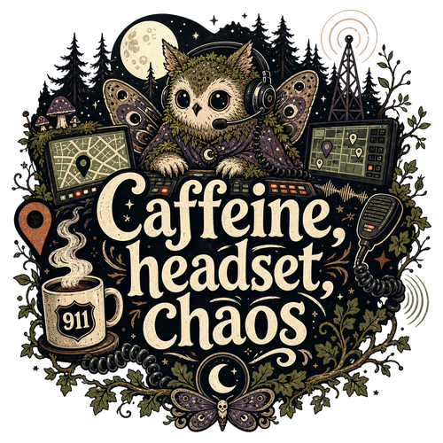 Caffeine, headset, chaos
