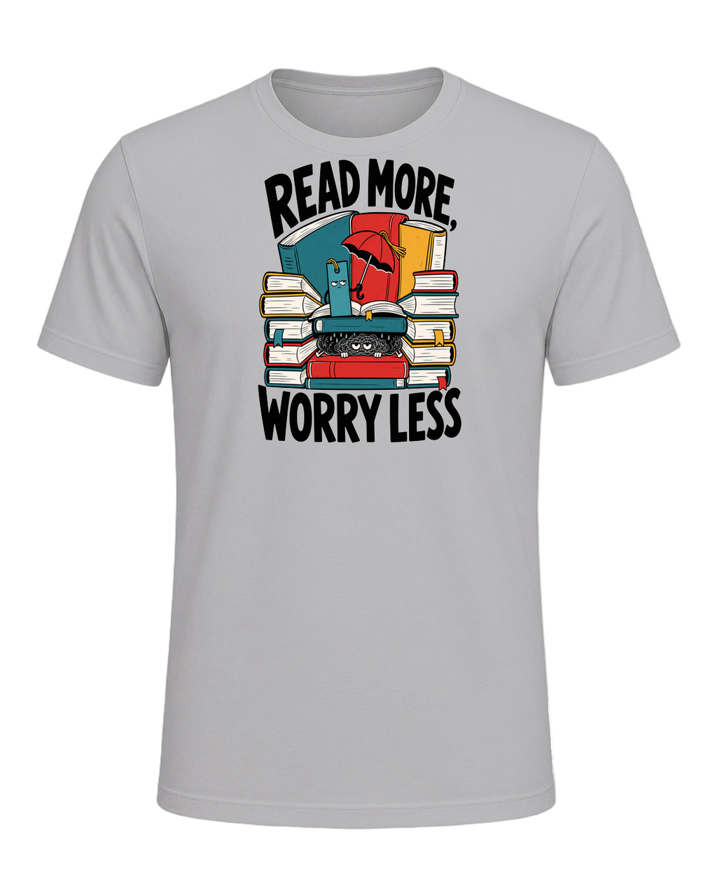 READ MORE, WORRY LESS — Athletic Heather
