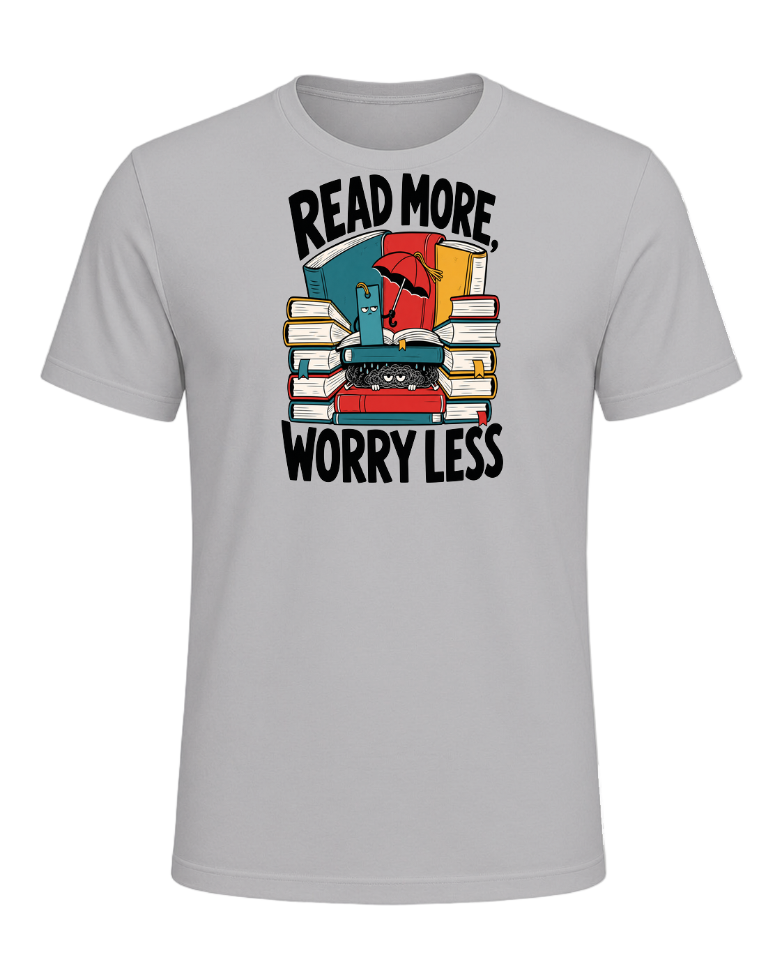 READ MORE, WORRY LESS — Athletic Heather