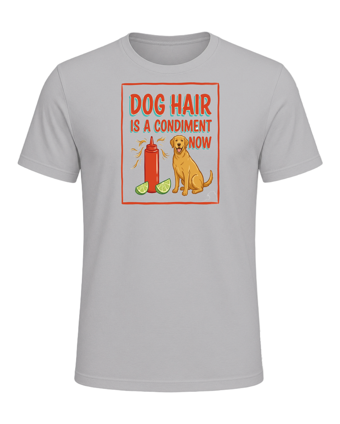 DOG HAIR IS A CONDIMENT NOW — Athletic Heather