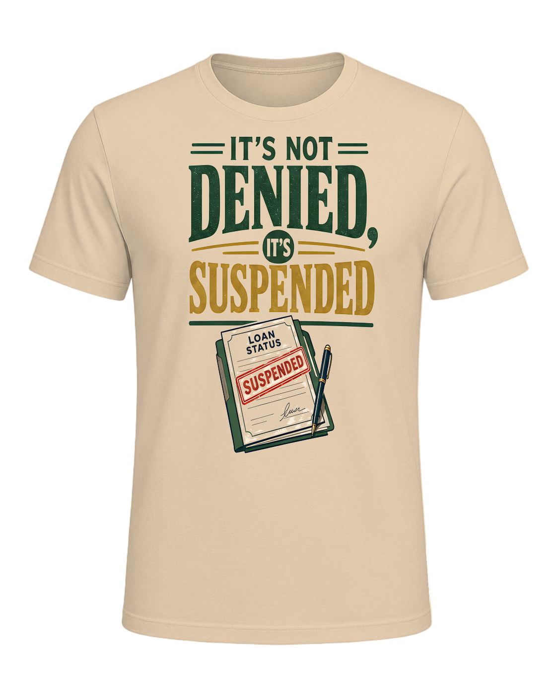 IT'S NOT DENIED, IT'S SUSPENDED — Soft Cream
