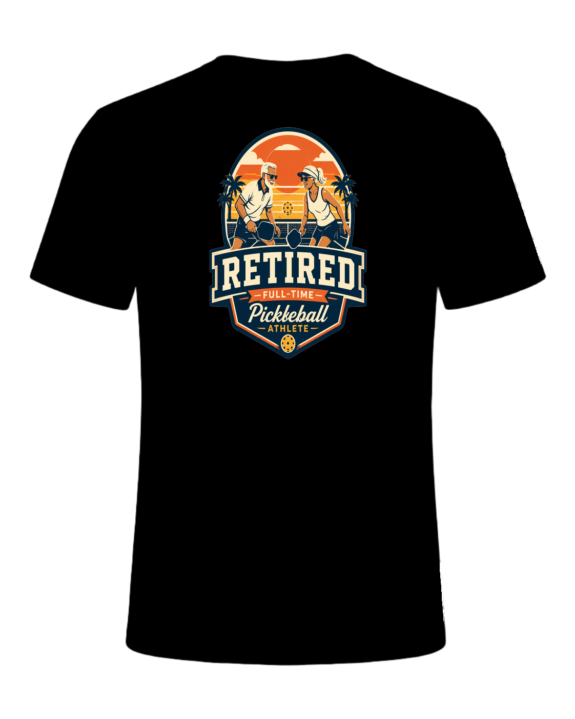 Pickleball Retirement — Black