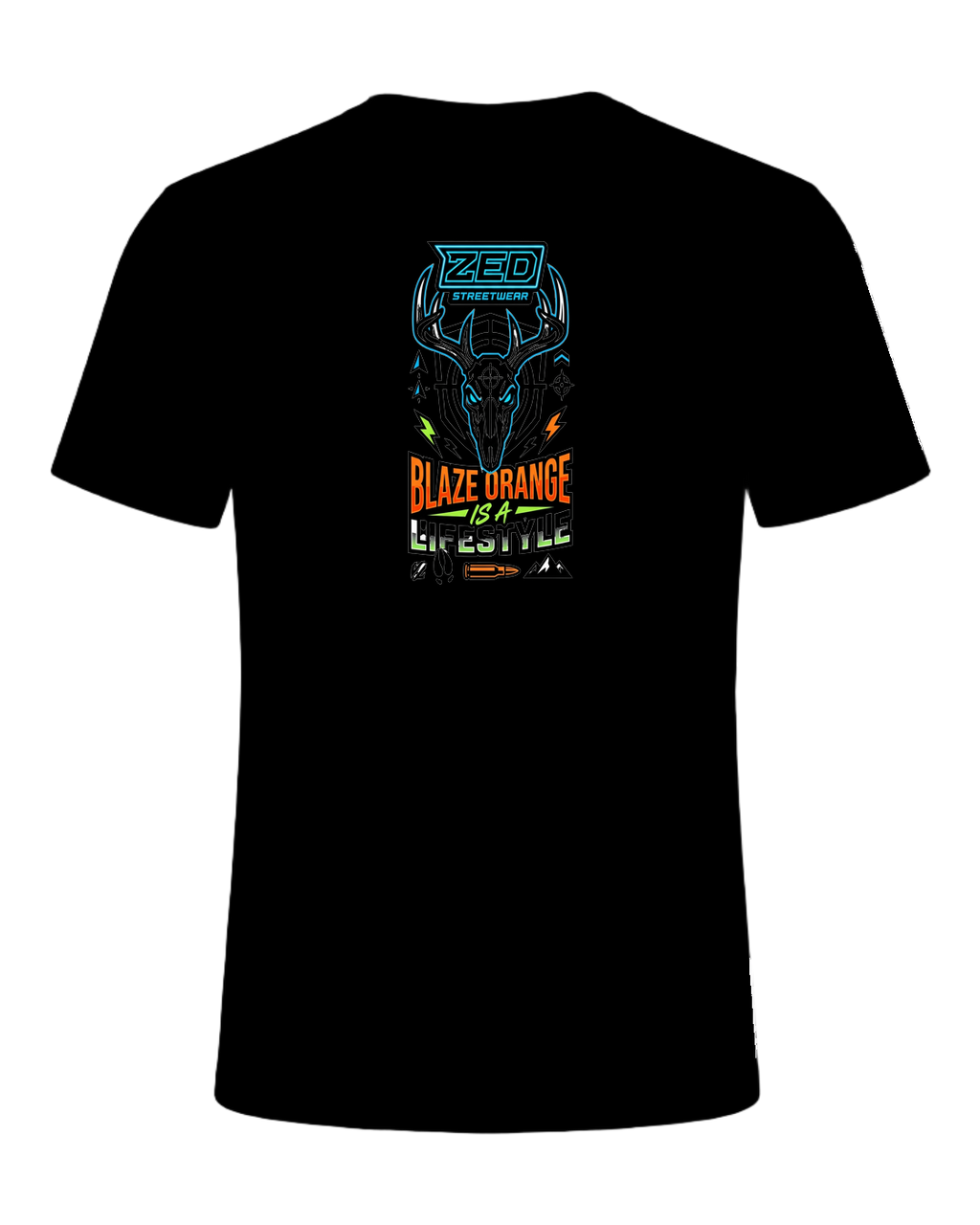 blaze orange is a lifestyle — Black