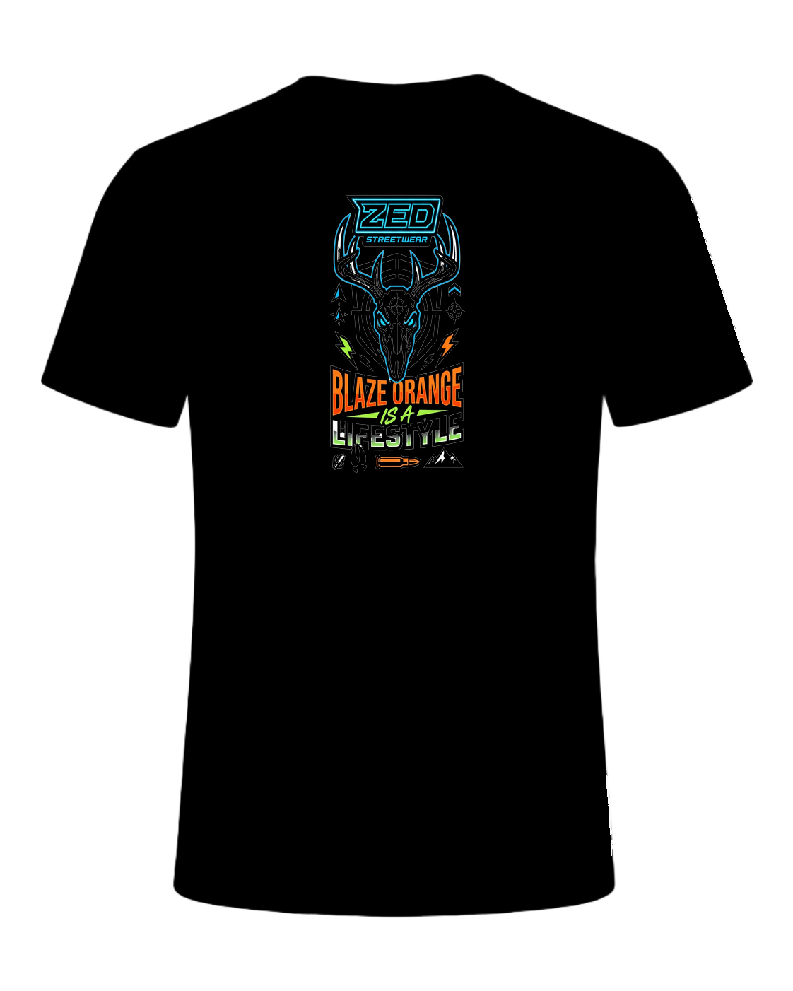 blaze orange is a lifestyle — Black